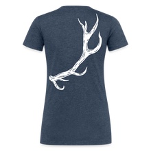 Load image into Gallery viewer, Women&#39;s Tri-Blend Organic T-Shirt - heather navy
