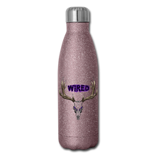 Load image into Gallery viewer, Insulated Stainless Steel Water Bottle - pink glitter
