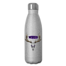 Load image into Gallery viewer, Insulated Stainless Steel Water Bottle - silver glitter
