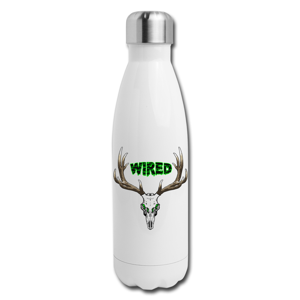 Insulated Stainless Steel Water Bottle - white