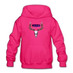 Gildan Heavy Blend Youth Hoodie - fuchsia