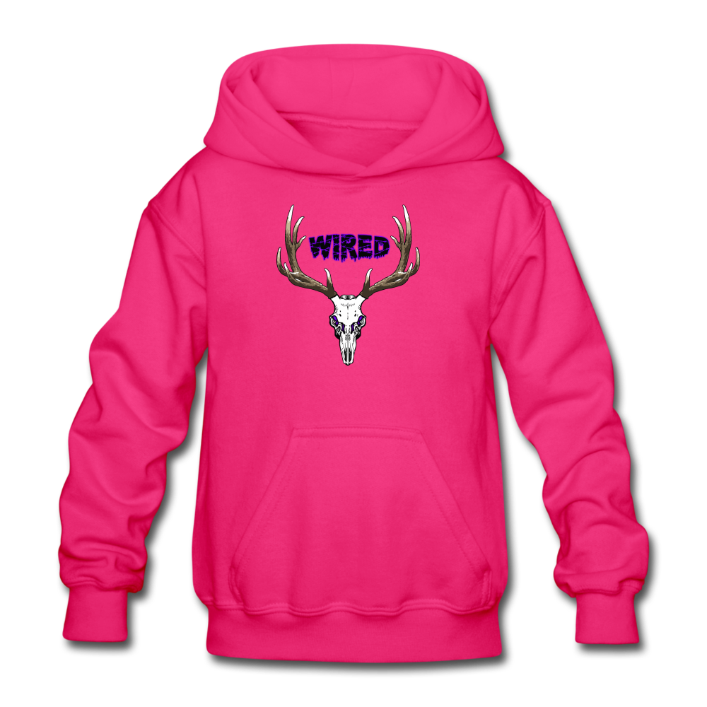 Gildan Heavy Blend Youth Hoodie - fuchsia