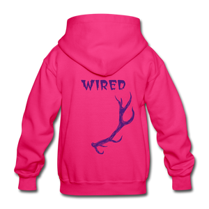 Gildan Heavy Blend Youth Hoodie - fuchsia