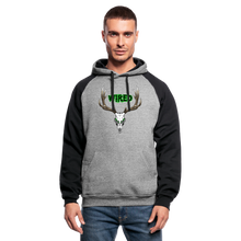 Load image into Gallery viewer, Colorblock Hoodie - heather gray/black
