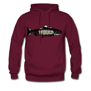 Men's Hoodie - burgundy