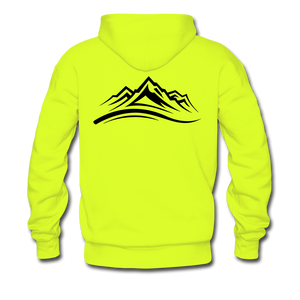 Men's Hoodie - safety green